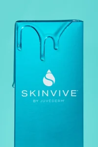 SKINVIVE™ by JUVÉDERM® logo on water droplets