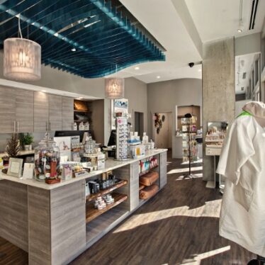 Interior view of Alpharetta's Natural Body Spa + Med Spa in Alpharetta, Georgia.