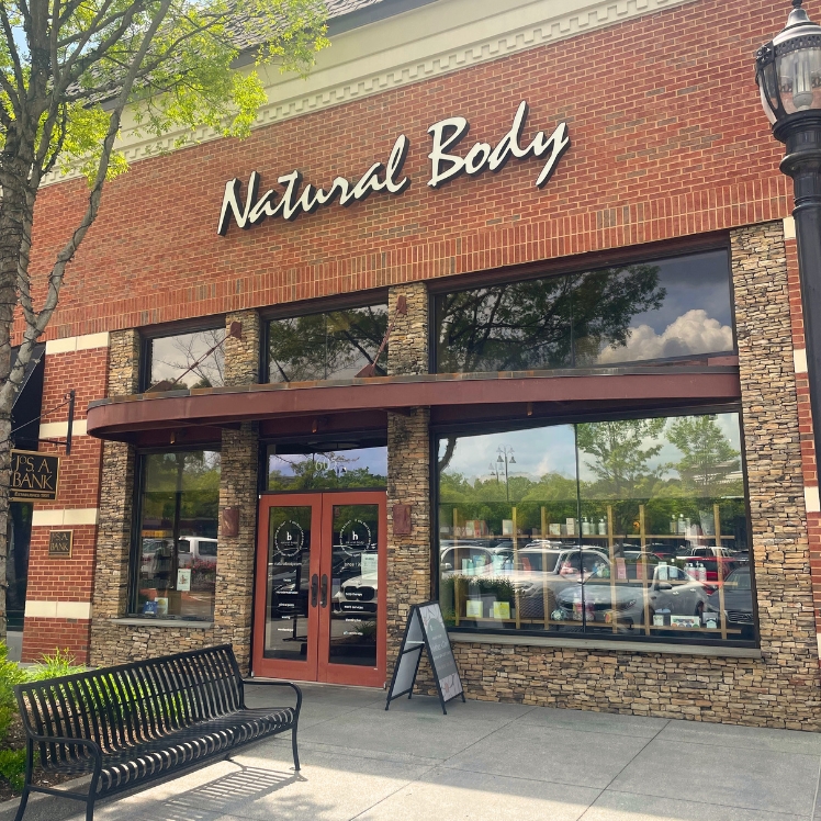 Natural Body | Marietta's exterior front entrance in metro Atlanta