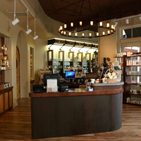 Smyrna interior front desk at Natural Body Spa + Med Spa, just 10 miles northwest of Atlanta, GA.