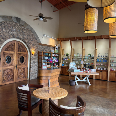 Marietta-interior-door-retail-front-desk at Natural Body in Atlanta