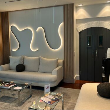 Interior lobby retail area at Natural Body in Buckhead, Atlanta